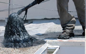 Down flat roof waterproofing costs