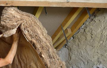 Down pitched roof insulation costs