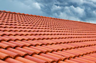 Down roofing tiles